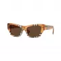 Burberry BE4441U414673 Damen-Sonnenbrille, eckig, Havana, mit braunen Gradient-Gläsern 52/19/140 mm