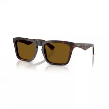 Burberry BE4434-300283 Herren-Sonnenbrille, dunkelbraunes Havanna-Gestell, braune Gradient-Gläser, 57/20/145 mm