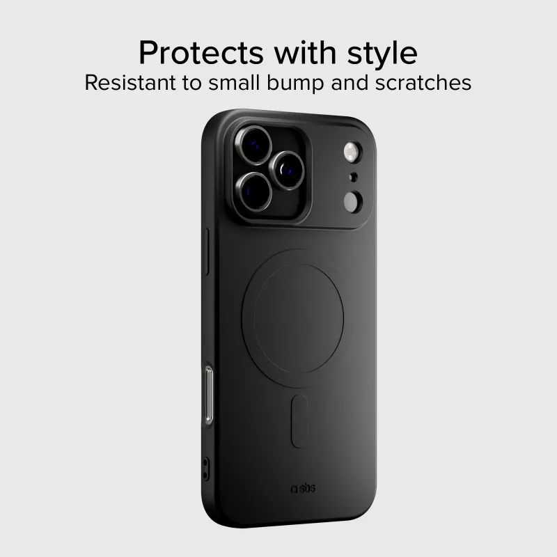 SBS Instinct Hülle für Apple iPhone 17 Pro Max Schwarz MagSafe-kompatibel TEINSTMAGIP1769K