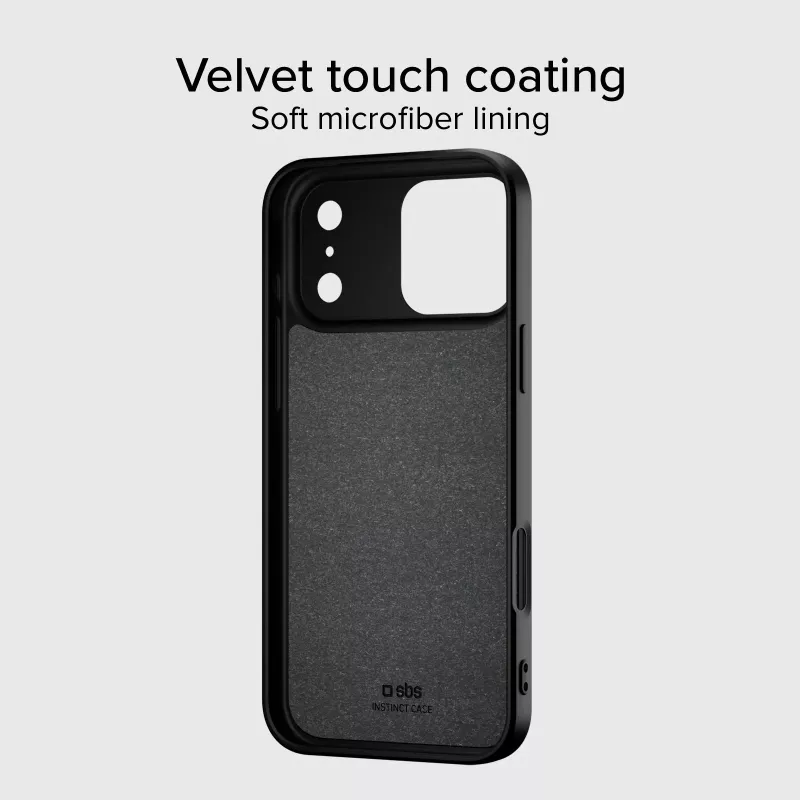 SBS Instinct Hülle für Apple iPhone 17 Pro Max Schwarz MagSafe-kompatibel TEINSTMAGIP1769K