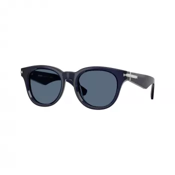 Burberry BE4439-412080 Herren-Sonnenbrille, quadratisch, Acetat, Havana/Dunkelgrau, 51mm