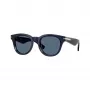 Burberry BE4439-412080 Herren-Sonnenbrille, quadratisch, Acetat, Havana/Dunkelgrau, 51mm