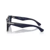 Burberry BE4439-412080 Herren-Sonnenbrille, quadratisch, Acetat, Havana/Dunkelgrau, 51mm
