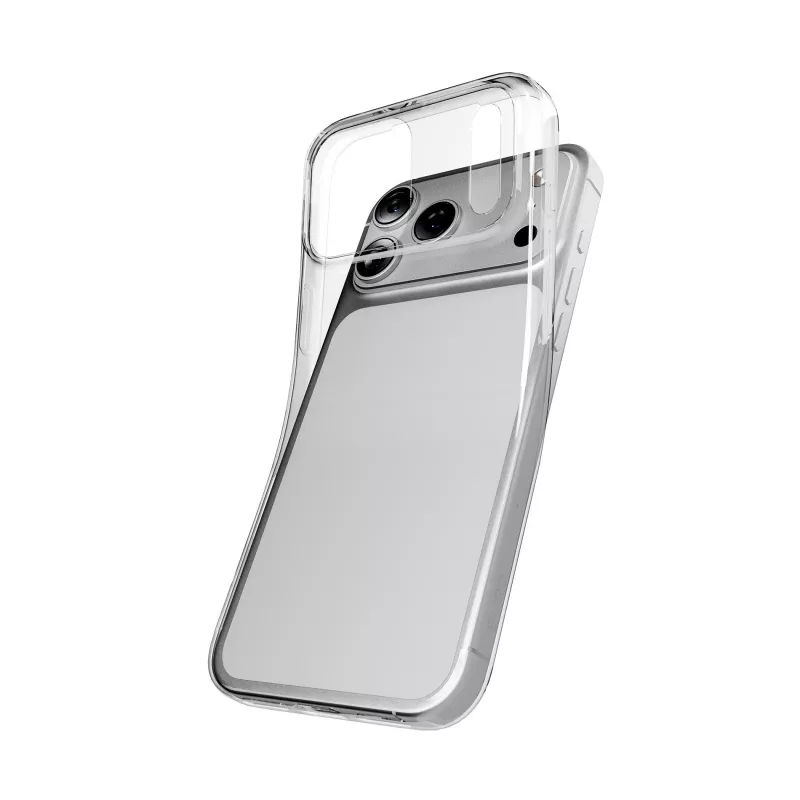 PURO Cover Apple iPhone 17 Pro Max Transparent TPU Ultra-Slim 0,3 Nude