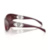 Versace VE4485-54877E Damen Cat-Eye-Sonnenbrille, Havana-Rahmen, dunkelbraune Gradient-Gläser, 59mm