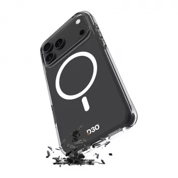PURO Transparente Hülle für Apple iPhone 17 Pro Max mit MagSafe - Weiß
