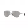 Versace VE2283-10006G Herren Piloten-Sonnenbrille Schwarz/Grau Verspiegelt 61mm