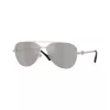 Versace VE2283-10006G Herren Piloten-Sonnenbrille Schwarz/Grau Verspiegelt 61mm