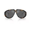 Burberry BE4479U Damen Cat-Eye-Sonnenbrille, Light Havana Rahmen, Graue Gradient Gläser, 58mm BE4479U41066G