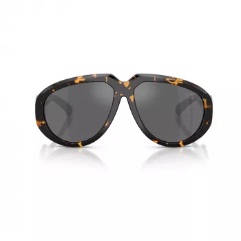 Burberry BE4479U Damen Cat-Eye-Sonnenbrille, Light Havana Rahmen, Graue Gradient Gläser, 58mm BE4479U41066G