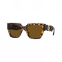 Versace VE4409-511983 Damen Cat-Eye-Sonnenbrille, Havana-Rahmen, Dunkelgraue Gradient-Gläser, 54mm