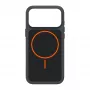 SBS D3O Core Hülle für iPhone 18 Pro / 17 Pro, MagSafe-kompatibel, Schwarz-Orange