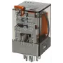 Finder Industrielles Relais 12 VAC 2,2 VA DPDT 10A 250VAC 2 CO Steckbar 60.12.8.012.0040