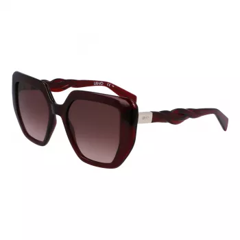 LIU JO Damen-Sonnenbrille LJ788S-601 Schwarz/Grau Verlauf 52-19-140