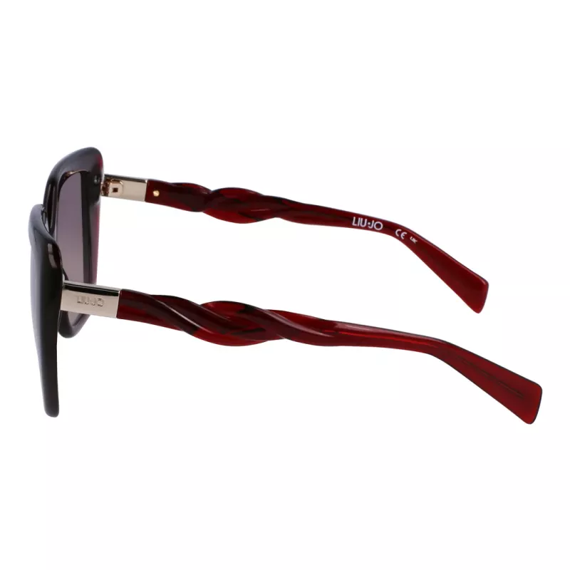 LIU JO Damen-Sonnenbrille LJ788S-601 Schwarz/Grau Verlauf 52-19-140