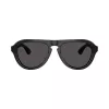 Burberry Herren BE4437U eckige Sonnenbrille, Havana/Dunkelgrau, 55mm BE4437U411287
