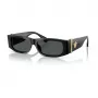 Versace Unisex-Sonnenbrille VE4476UGB187 54mm Schwarz/Grau