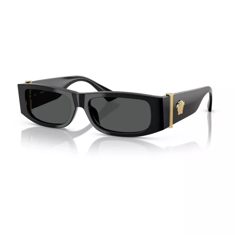 Versace Unisex-Sonnenbrille VE4476UGB187 54mm Schwarz/Grau