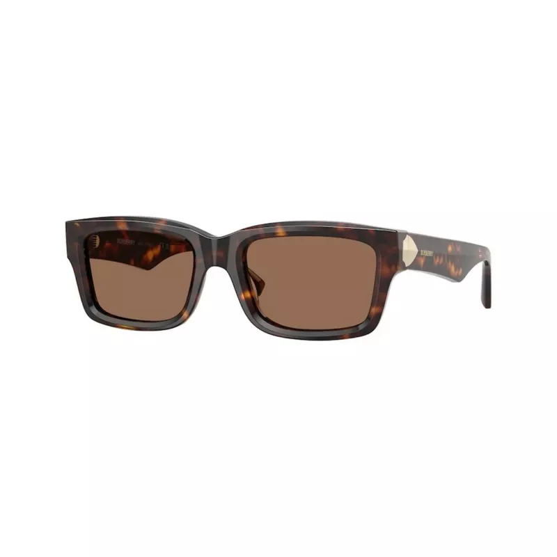 Burberry BE4443-300273 Damen Cat-Eye-Sonnenbrille, Havana-Rahmen, Braune Gradient-Gläser, 55mm