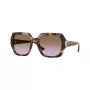 VOGUE Damen VO5612SB31796 Cat-Eye-Sonnenbrille, transparentes rosa Gestell, dunkelgraue Gläser, 55mm