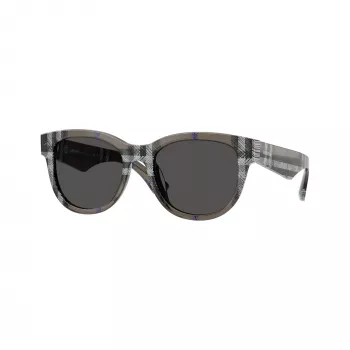 Burberry BE4432U414787 Damen-Sonnenbrille, Eckig, Dark Havana/Dark Grey, 54/19/140 mm