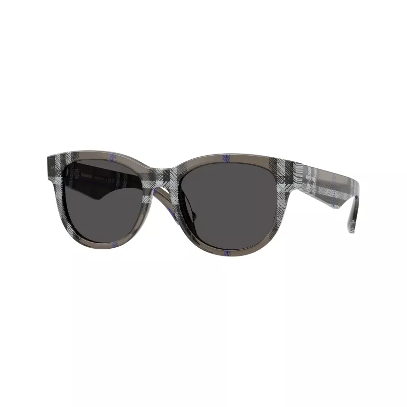 Burberry BE4432U414787 Damen-Sonnenbrille, Eckig, Dark Havana/Dark Grey, 54/19/140 mm