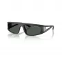 Armani Exchange Herren-Sonnenbrille AX4159SU83848 Mattschwarz/Dunkelgrau 59mm
