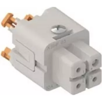 ILME CKSHF03 Buchseneinsatz 3P+PE Silber SQUICH 10A 400V