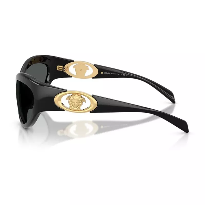 Versace VE4485-GB1-87 Damen-Sonnenbrille Schwarz/Grau 59mm