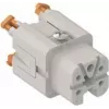ILME CKSHF04 Buchseneinsatz 4P+PE Silber SQUICH 10A 400V Größe 21.21