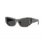 Burberry BE4450U414787 Damen-Sonnenbrille Dark Havana/Dark Grey 54/19/140 mm