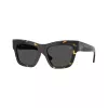 Burberry BE4449F410687 Damen-Sonnenbrille, Havana-Rahmen, braune Gläser, 53/19/140 mm