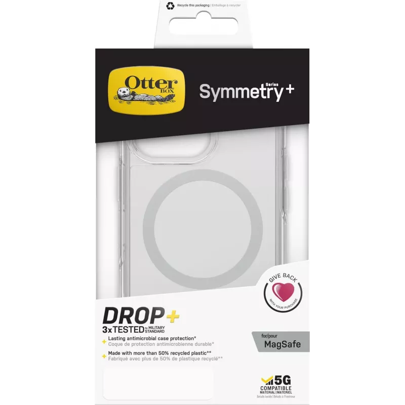 OtterBox Symmetry Series+ Clear MagSafe Rückseitenhülle für Apple iPhone 13 Pro 77-84773