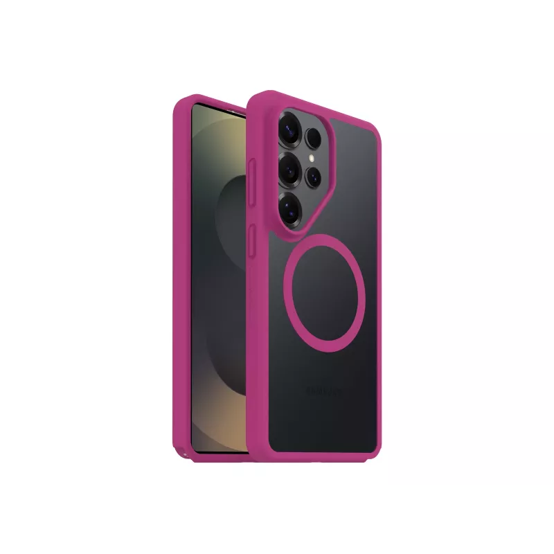 OtterBox React Series Hülle für Samsung Galaxy S26 Ultra – Transparent/Pink mit MagSafe 77-99946