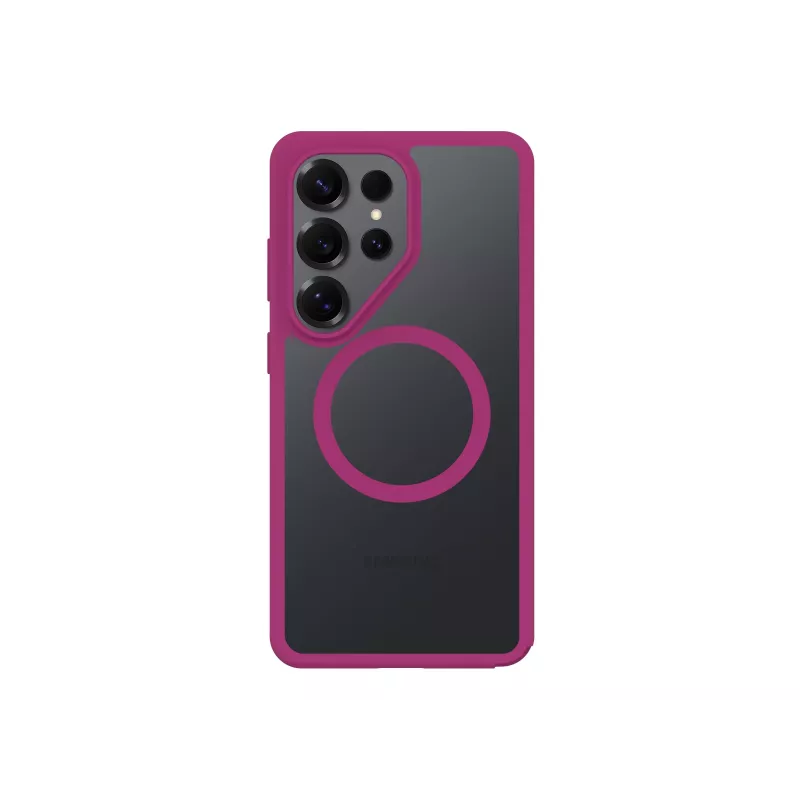 OtterBox React Series Hülle für Samsung Galaxy S26 Ultra – Transparent/Pink mit MagSafe 77-99946