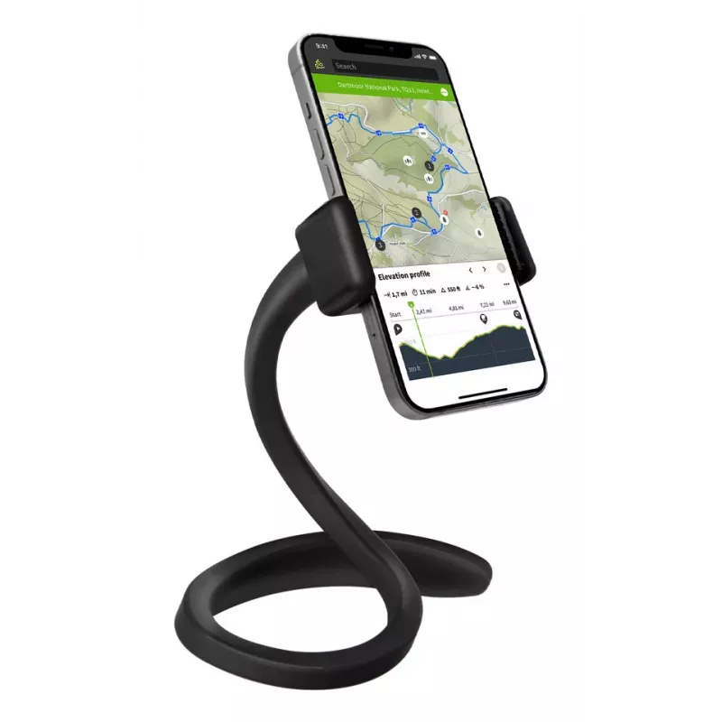 SBS Mobile TESUPPFLEXY Flexibler Tischständer für Smartphones und Tablets bis 10,5 inch Schwarz