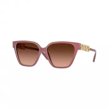 Versace Damen VE4471B Cat-Eye-Sonnenbrille, Havana-Rahmen, Braunes Gradient-Glas, 56mm VE4471B54755M