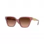 Versace Damen VE4471B Cat-Eye-Sonnenbrille, Havana-Rahmen, Braunes Gradient-Glas, 56mm VE4471B54755M