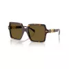 Versace VE4441-108-73 Damen-Sonnenbrille - Havana Rahmen, Braune Gläser, 55mm