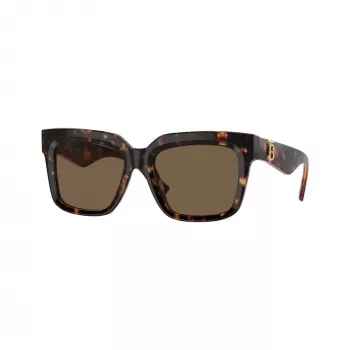 Burberry BE4419-300273 Damen-Sonnenbrille, Havana-Rahmen, Braune Gradient-Gläser, 54mm