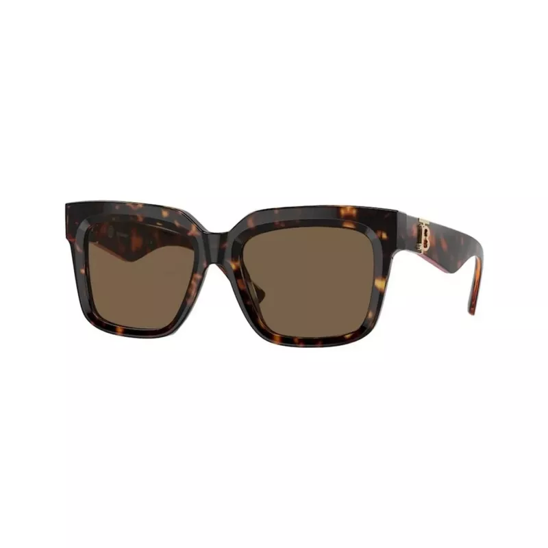 Burberry BE4419-300273 Damen-Sonnenbrille, Havana-Rahmen, Braune Gradient-Gläser, 54mm