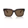 Burberry BE4419-300273 Damen-Sonnenbrille, Havana-Rahmen, Braune Gradient-Gläser, 54mm