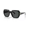 VOGUE Damen VO5612SBW4487 Eckige Sonnenbrille Schwarz/Grau 55mm