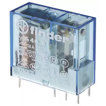 Finder 40.61.9.024.1300 Miniatur-PCB-Relais 24V DC 16A 1NO