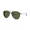 Emporio Armani Herren-Sonnenbrille Rechteckig EA2163-300171 Schwarz/Grau 56mm
