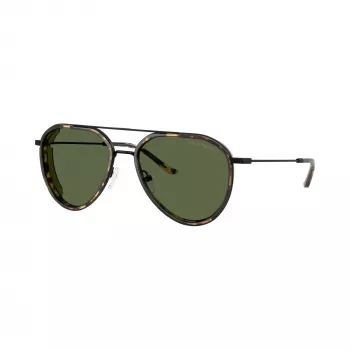 Emporio Armani Herren-Sonnenbrille Rechteckig EA2163-300171 Schwarz/Grau 56mm