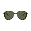 Emporio Armani Herren-Sonnenbrille Rechteckig EA2163-300171 Schwarz/Grau 56mm