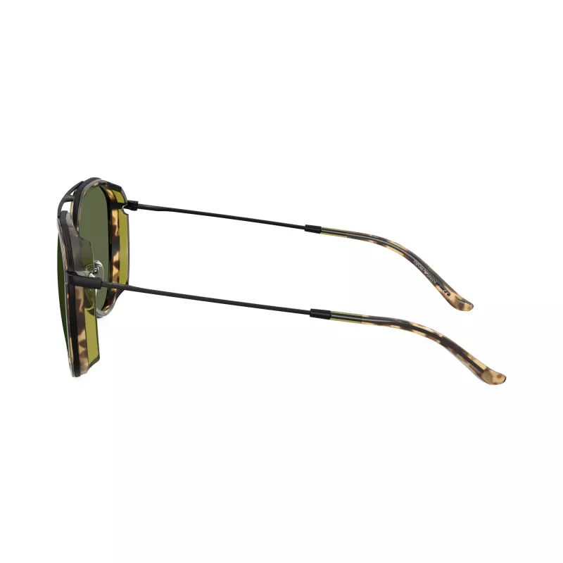 Emporio Armani Herren-Sonnenbrille Rechteckig EA2163-300171 Schwarz/Grau 56mm