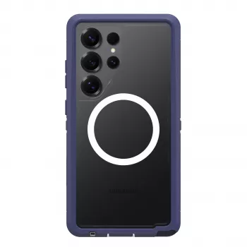 OTTERBOX Defender XT Clear MagSafe Hülle für Samsung Galaxy S25 Ultra – Violett (Thistle Purple) 77-97585
