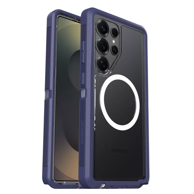 OTTERBOX Defender XT Clear MagSafe Hülle für Samsung Galaxy S25 Ultra – Violett (Thistle Purple) 77-97585